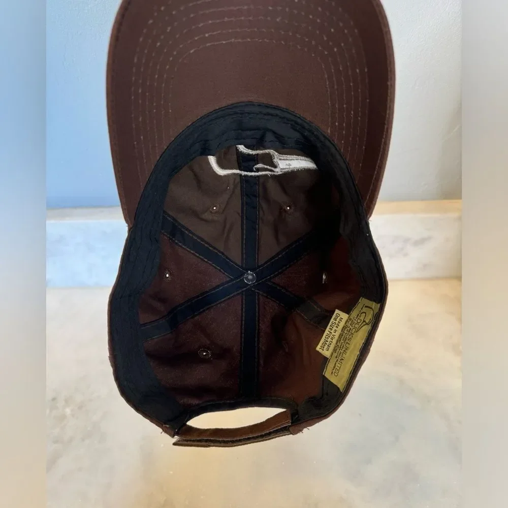 Ducks Unlimited Mens Brown Strapback Hat NWT